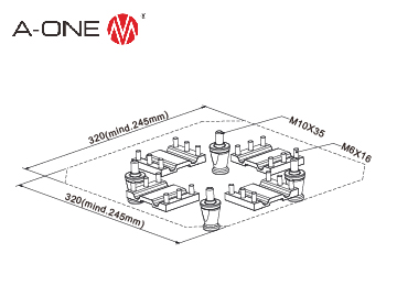 3A-100046 UPC夹具套装