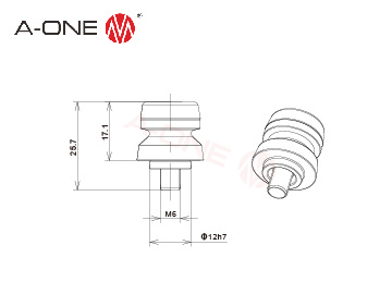 3A-110092 零点圆锥拉杆