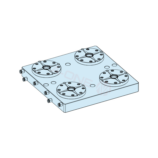 四联零点定位卡盘