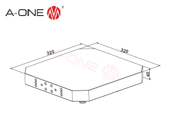 3A-100044 UPC铝托板