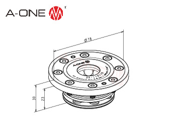 安装型内置零点定位卡盘