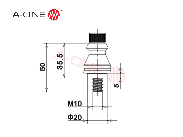 3A-400102 零点夹紧拉钉