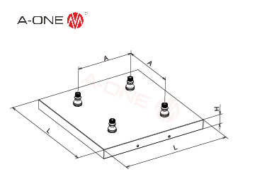 四联零点定位托板