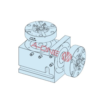 E型强力气动卡盘直角座