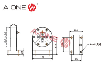 3A-10000349 E型强力T座