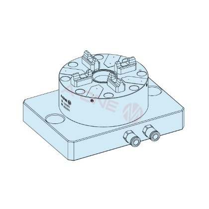 E型100单中心气动卡盘