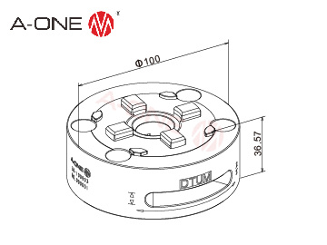 3A-100903 R型手动卡盘