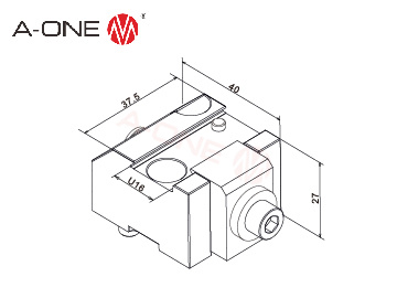 3A-110064 U16燕尾槽夹具