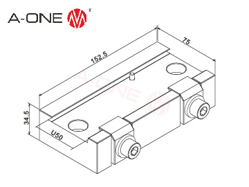 3A-110065 U50燕尾槽夹具