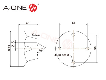 3A-110089 φ74燕尾夹头