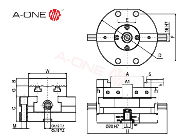柔性自定心平口钳