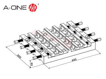 3A-110070 多工位虎钳