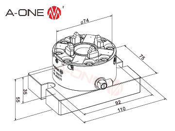 3A-100035 50型卡盘