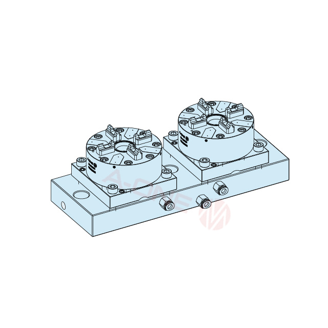 两中心100型气动卡盘