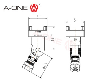 3A-300117 角度旋转夹头