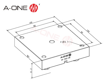 3A-500128 铝电极夹具座