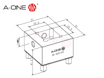 3A-520104 钢电极夹具座
