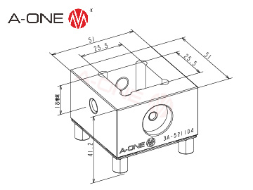 3A-521104 钢电极夹具座
