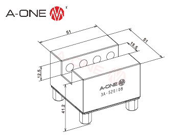 3A-520108 钢电极夹具座