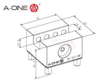 3A-521108 钢电极夹具座