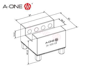 3A-520109 钢电极夹具座