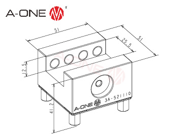 3A-521110 钢电极夹具座