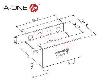 3A-520116 钢电极夹具座
