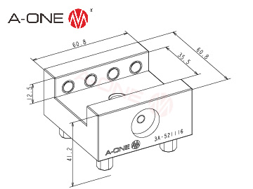 3A-521116 钢电极夹具座