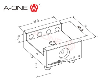 3A-521118 钢电极夹具座