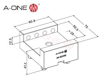 3A-520119 钢电极夹具座