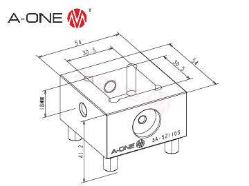 3A-521105 钢电极夹具座