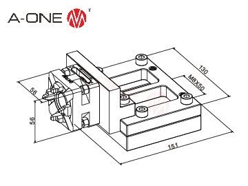 3A-200006 可调式线割夹具