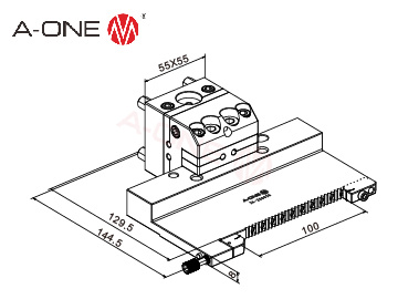 3A-200056 UnoSet 扁平虎钳