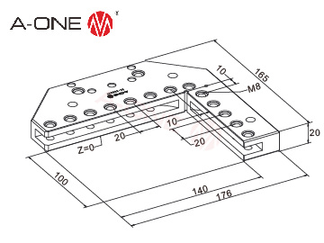 3A-200047 万能方形块虎钳