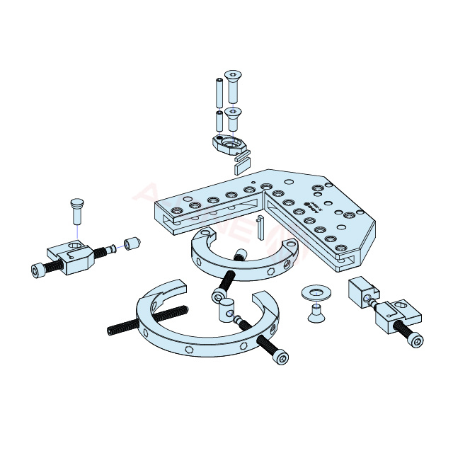 3A-200047 方形块万能虎钳