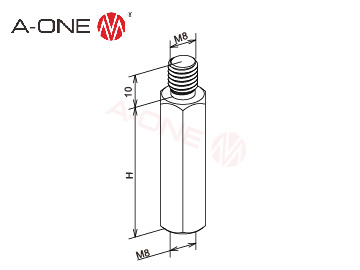 3A-210040 夹紧架高螺丝