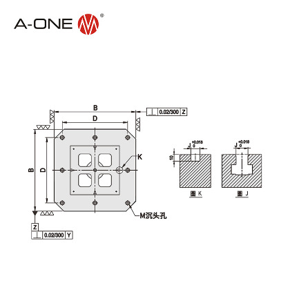 MC四面基座_3A-130009线稿图