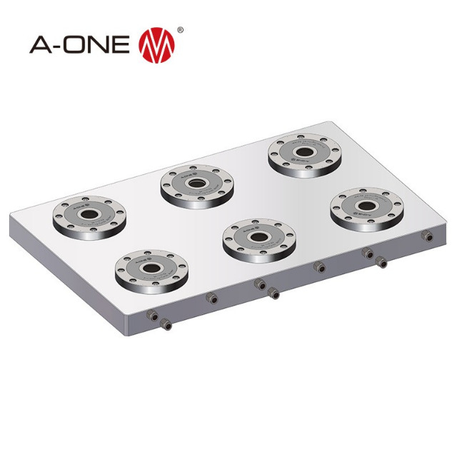 点触式六联零点定位卡盘