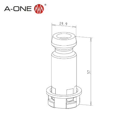 R型拉钉_3A-400143-2线稿图