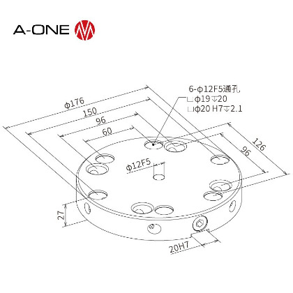3A-110247零点定位单工位板线稿图