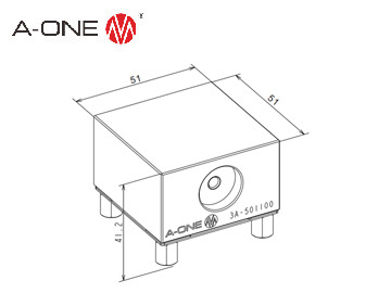 3A-501100 铜电极夹具座