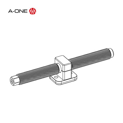 丝杆基座（自定心丝杆+定心基座）-2线稿图